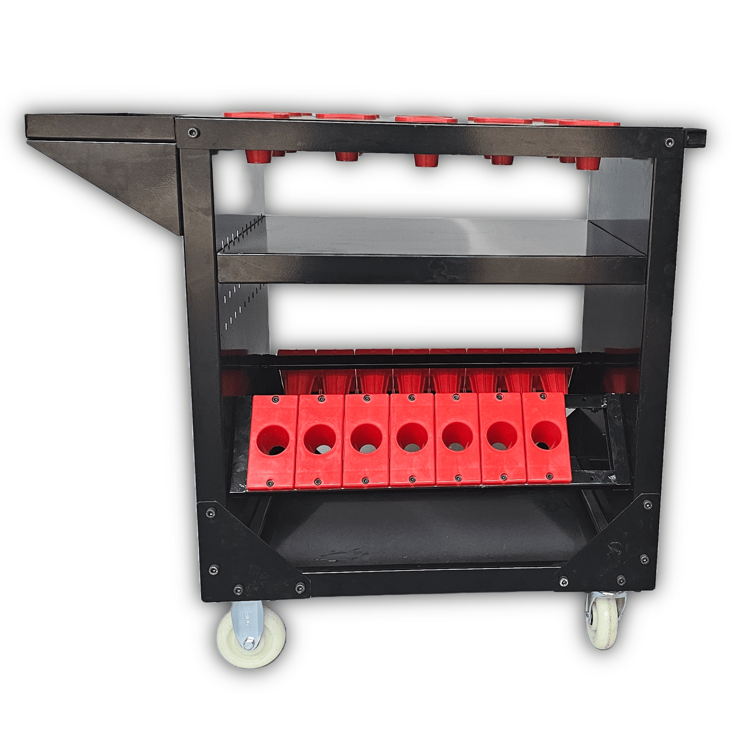 Tool Trolley - Side view with mobility features by V R Bellows